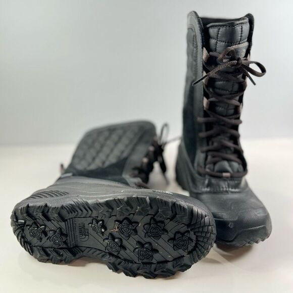 The North Face Kids Girls Boots Black Thermoball Shellista Quilted Winter US 3 - Picture 8 of 9